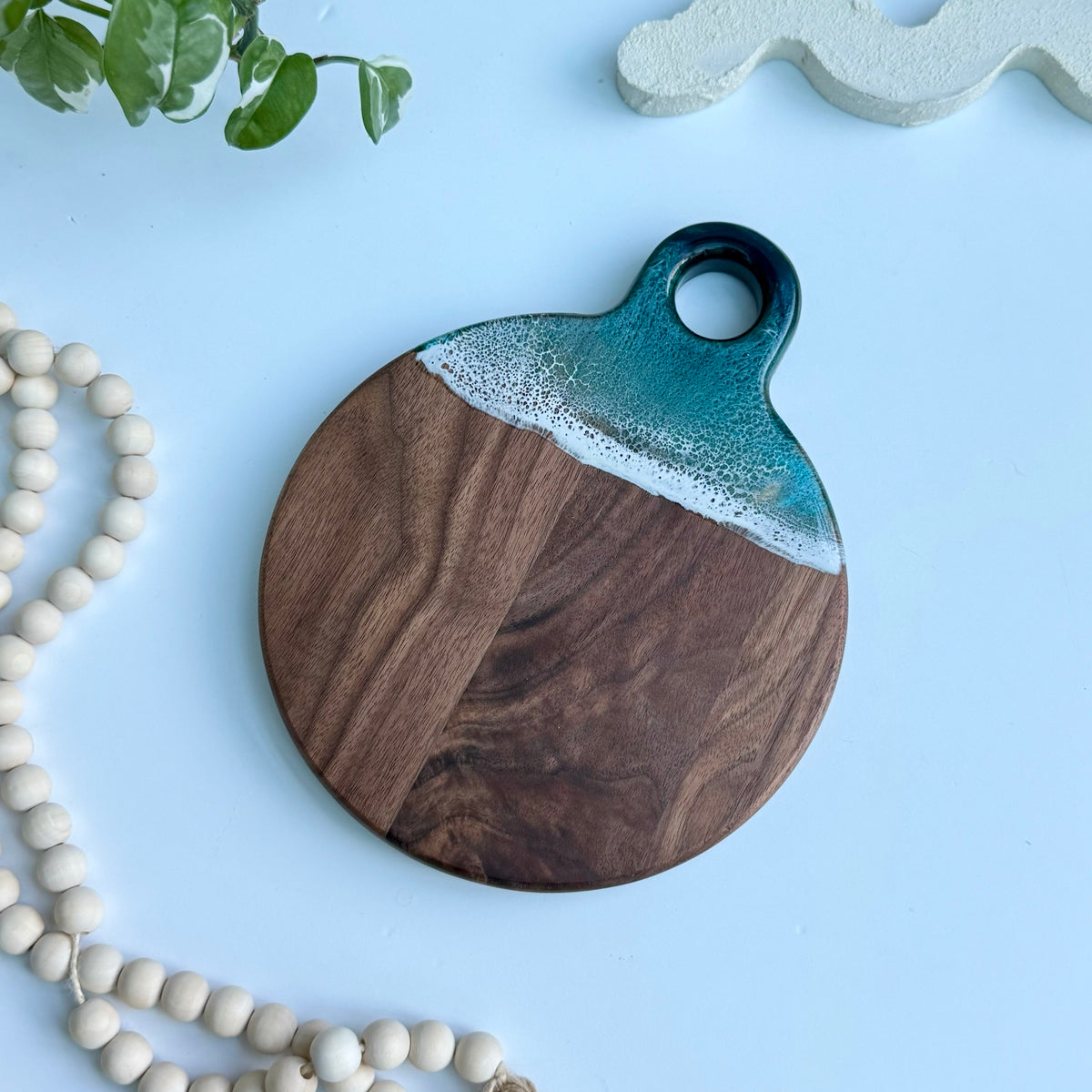 Mini Round Ocean Resin Cheese Board