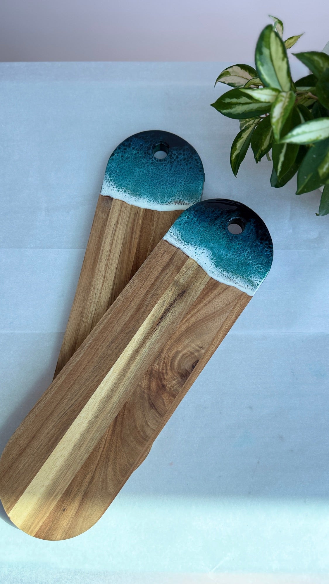 Large Oval Ocean Resin Board