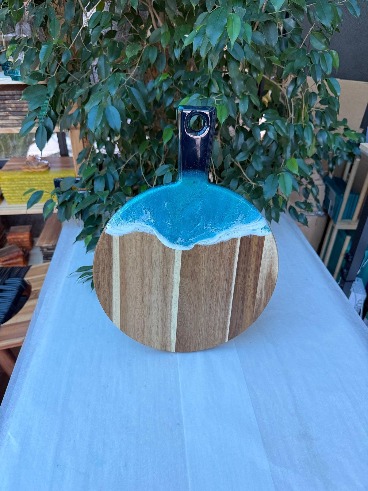 12 Inch Round Ocean Resin Paddle Board