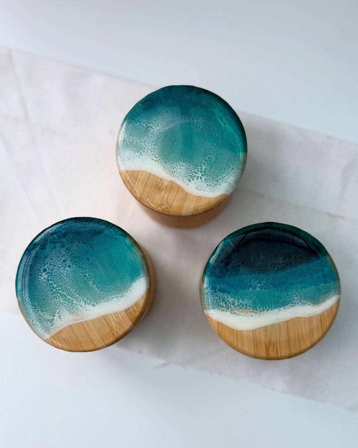 Ocean Resin Salt Box