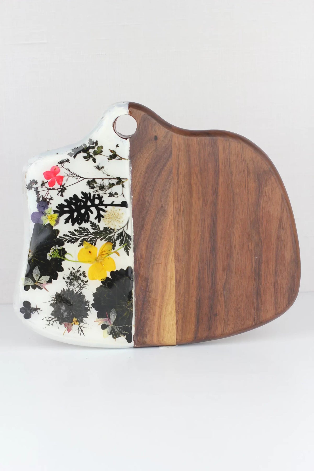 Garlic shaped Floral Cheese Board