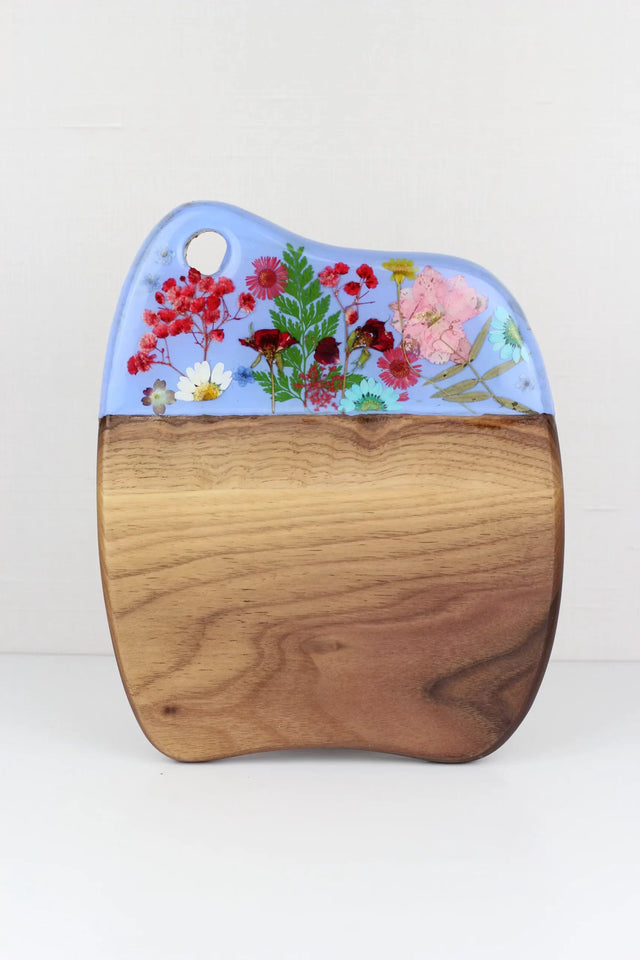 Bread Loaf shaped Floral Cheese Board
